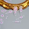 Nuevo Calcomanía para Uñas con Relieve Estéreo 5D Mariposa Flor Encaje Moño Rosa Calcomanía de Uñas de Alta Gama