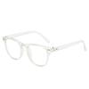 Gafas Explosivas Transfronterizas Moda Retro Gafas Planas para Dama Gafas para Computadora Blu-ray 8082 Gafas Anti-Azul