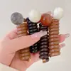 Elástico de Cabelo Fio de Telefone com Laço para Mulheres 2026 Novo Estilo Corda de Cabelo Elástico de Cabelo Trança Bolha Alta Elasticidade Acessório de Cabelo Doce