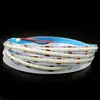 Tira de Luz Flexible Cob 12V24V320 Tiras de Luz 8mm Alto Brillo Luces de Colores Rojo Verde Azul Hielo Luz de Atmósfera Flexible Transfronterizo