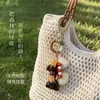 Estilo Mori Borla Natural Cáscara de Fruta Sonajero Colgante DIY Estilo Bohemio Retro Cuerda Colorida Carrillón de Viento Colgante para Bolsa Decoración de Coche