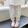 Pantalones Antimosquitos Finos Nuevos de Verano para Niñas Populares en Internet Estilo Extranjero para Bebé Combinan con Todo Casual Pantalones Linterna Ropa Exterior para Niños