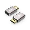 Novo adaptador banhado a ouro DP1.4 8K60Hz monitor placa gráfica de computador extensão de interface DP concha de liga de alumínio