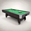 Mesas de billar estilo americano de stock de fábrica para uso doméstico, mesas de billar interiores de 233,1 cm para uso doméstico de 266,4 cm para uso comercial, mesas de competición de 299,7 cm al por mayor
