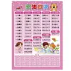 Educación temprana para niños gráfico de pared silencioso gráfico de pared fonético pinyin lectura imagen alfabetización calcomanías de pared para educación temprana tabla inicial de vocales madre fabricantes