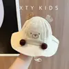 Sombrero de Pescador para Bebé Estilo Coreano Verano Malla Transpirable Dibujos Animados Súper Lindo Sombrero de Sol para Bebé para Exteriores para Niños y Niñas