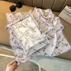 Pañuelo Cuadrado Pequeño 100% Seda de Morera para Mujer, Bufanda para el Cuello Estilo Nuevo, Pañuelo Delgado de Verano para Proteger del Sol para Mamá
