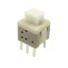 Interruptor de chave autotravante 5,8*5,8mm PB-22E61 botão de pressão plug-in de seis pinos interruptor plano para brinquedo