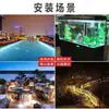 Tiras de luces LED de silicona, bajo voltaje de 24V, impermeables para exteriores, ultrabrillantes, adecuadas para piscinas, acuarios y crear iluminación ambiental para paisajes