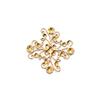 Accesorios para Joyería DIY Ramas de Pino de Bienvenida Accesorios de Abanico Tocado de Novia Pasador Corona de Fénix Pieza de Flor Colgante de Joyería
