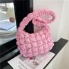 Bolsa bolsa axila nova bolsa cos nuvem nicho comércio exterior bolsa de ombro único para baixo bolsa feminina grande capacidade bolsa de bolhas plissada
