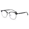 0249 Montura de Gafas Retro Estilo Coreano para Miopía Montura de Gafas Planas de Moda para Hombres y Mujeres Cejas Distintivas Estilo Japonés Se Puede Adaptar Ins