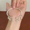 Pulsera Retro Verde Bambú Estilo Chino Nuevo Femenina Diseño Nicho Sentido Moda Combinable Personalizada Fresca con Cuentas