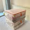 Bolsa de almacenamiento transparente a prueba de polvo y humedad para chaquetas de plumas, edredones y artículos del hogar, adecuada para todas las estaciones, para almacenamiento de ropa y mudanzas