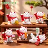 Micro-Paisaje Creativo Gato de la Suerte Atrae Riqueza Figura Decoración DIY Accesorios Mini Coche Adornos de Escritorio