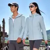 Casa de Pájaro Mismo Estilo Ropa de Protección Solar de Verano Hombres y Mujeres Sensación de Hielo Transpirable Chaqueta Protectora Solar Ropa de Protección Solar Anti-UV para Exteriores Personalizado