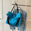 Bolso Tote Minimalista de Color Puro Estilo Coreano, Diseño de Nicho para Mujer, Bolso Cruzado Casual Ligero de Gran Capacidad para el Trabajo