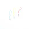 Lazo para cuerda de teléfono móvil cordón de color sólido accesorio de moda de nicho DIY funda de teléfono colorida accesorio de llavero conveniente