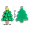 12 Colgantes de Resina de Serie Navideña Lindos Más Vendidos Transfronterizos, Pendientes, Collares, Pulseras, Bolsos, Accesorios para Joyería DIY