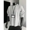 Sudadera con capucha de manga larga estilo americano Cleanfi para hombre talla grande, de moda para primavera/otoño, cuello redondo, capa base