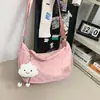 Bolso bandolera de gran capacidad de alta gama para mujer, para el verano 2026, nuevo bolso de lona de nailon rojo