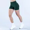 Yuean Amazon Pantalones Cortos de Yoga de Cintura Alta Levanta Glúteos Sin Costuras Melocotón Glúteo Pantalones de Fitness Ropa Deportiva Pantalones Cortos de Yoga