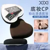 Esponja para Maquillaje xixi York Denim de Tacto Natural, Engrosada, Ultra-Suave, No Absorbente, Se Expande al Mojarse, Doble Uso para Seco y Húmedo, Esponja para Base Cushion