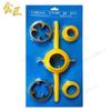 Juego de 6 troqueles de plástico para tuberías de agua de grifo, fácil de instalar, para tuberías de PVC de 1/2 y 3/4"