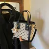 Bolso de Hombro de Lunares para Mujer 2026 Nuevo Estilo Bolso de Axila Nicho de Alto Valor Bolso de Mano Elegante Estilo Dulce Simple para Mujer