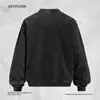 Sudadera con cuello redondo y estampado abstracto estilo americano para hombre, primavera y otoño, holgada, casual, vintage, moderna, pullover, camisa deportiva
