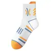 Calcetines Profesionales para Correr Maratones para Hombres, Tobillo Medio para Primavera y Otoño, Anti-Olor, Calcetines Deportivos para Jóvenes de Baloncesto, Senderismo y Montañismo