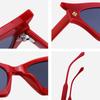Óculos de Sol Irregulares Divertidos para Mulheres 2026 Novo Estilo Hastes Finas Retrô Personalidade Cool Óculos de Sol Decorativos de Halloween