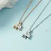 Colar de Galho de Veado Feminino Simples Nicho Corrente de Clavícula Tendência Estudante Estilo Mori Fresco Personalidade Coreana Presente de Dia dos Namorados