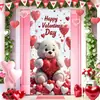 Cortina de Puerta de Fondo para Colgar Tela para el Día de San Valentín 2026 Transfronterizo Nuevo Banner de Puerta para Festividades y Citas Cubierta Decorativa para Puerta Más Vendida en Amazon