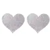 Manyu Accesorios Sexy Corazón Rojo Íntimos Parche para Senos Silicona Lentejuela Parche para Pezones Sexy Tentación Accesorios para Sujetador T41