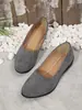 Zapatos Planos Casuales de Exportación Europea y Americana Talla Grande Zapatos Tipo Frijol Otoño 2025 Nuevo Punta Puntiaguda Suela Suave Para Uso Exterior Boca Baja Planos para Mujer