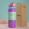 Taza de Fruta Casual y Elegante, Gran Capacidad, Taza Térmica de Doble Pared con Vacío de Acero Inoxidable 304, Botella de Agua Deportiva Portátil para Exteriores
