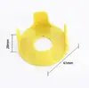 Botão de Parada de Emergência Cabeça Cogumelo 22mm Cobertura Protetora Interruptor para Prevenir Operação Acidental, Caixa de Botão com Anel de Cobertura Protetora Rearme Automático