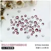 Arte de Uñas Rosa Seco Joyería de Diamantes Lote Completo de Planos Brillantes Base Diamante Redondo Grande y Pequeño Paquete de Materiales DIY Diamante de Uña Portátil