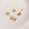 Oro Relleno de 14K Conservador de Color Grueso Plata Cilíndrico Fuerte Hebilla Magnética Pulsera Collar Hebilla de Conexión Magnética Accesorios de Joyería DIY