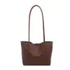 Bolso Retro Bolsos de Mujer 2026 Otoño Nuevo Bolso Tote Tejido Bolso Casual para el Trabajo Bolso Artístico de Hombro Único