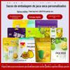Saco para embalagem seca de jaca, saco de papel alumínio com filme composto personalizado, saco plástico autovedante, saco para embalagem de alimentos personalizado