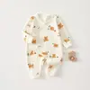 Ropa para Bebé Recién Nacido Ropa de Bebé Algodón Manga Larga Ropa de Mariposa Primavera y Otoño Ropa sin Huesos para Primer Bebé Otoño