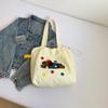 Saco de Pano, Saco de Transporte de Grande Capacidade, Pelúcia Relaxada, Filhote de Cachorro Estilo Preguiçoso, Design Fofo, Saco de Classe para Estudantes Universitários Feel Sail
