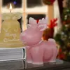 Resina de Cristal Botas de Muñeco de Nieve Navideño Calcetines Reno Campana Adornos Mesa DIY Vela Molde de Silicona 3D
