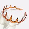 Nova Moda Quente Design Simples de Personalidade Linha de Leopardo Cabeça Dentada Faixa de Cabeça Combinável Topo Craniano Faixa de Cabeça Acessórios de Cabelo