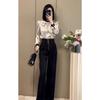 Ropa de primavera un conjunto de temperamento capaz sal frita calle alta gama vestido pequeño ocasión importante camisa traje pantalones