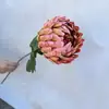 Tallo Único de Flor de Crisantemo Artificial, Decoración Realista de Flor Artificial, Flor Artificial de Seda Realista de Alta Calidad para Arreglo de Boda