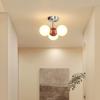 Luz de Corredor Simples Moderna Teto de Hall de Entrada 2025 Novo Estilo Creme Lustre de Closet