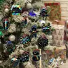 Navidad Transfronteriza Temática Arte de Rascar Navidad Láser Papel de Rascar Colorido DIY Arte de Rascar Juguete para Niños Arte de Rascar